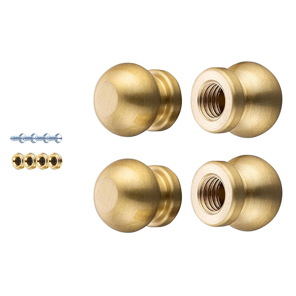 Brass Board Feet Set of 4 for  - Display Risers Set recension och pris