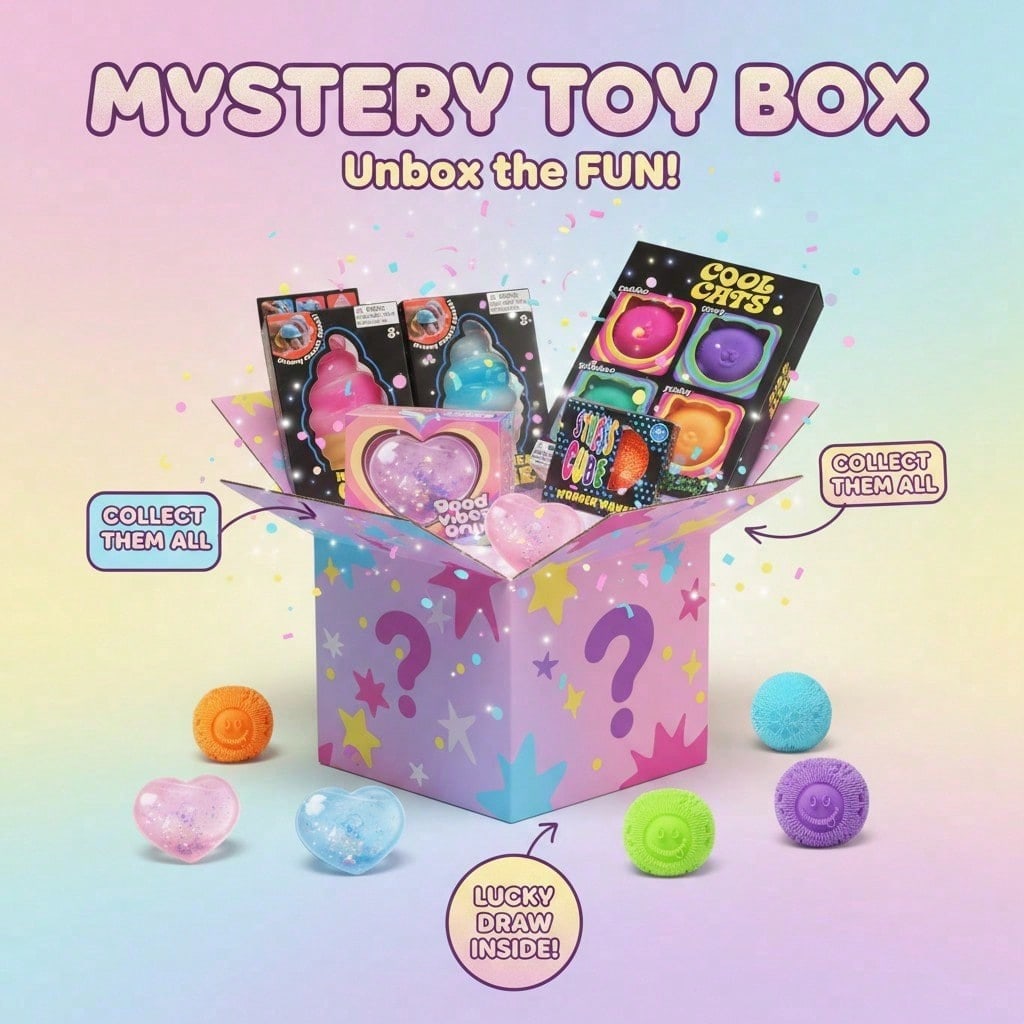 Sensory Squishy Blind Box Seri - Mystery Box Blind Bag recension och pris