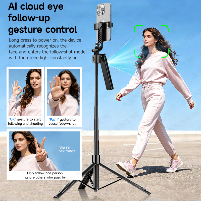 AI Tracking Gimbal Selfie Stic - Pop Display Shelf recension och pris