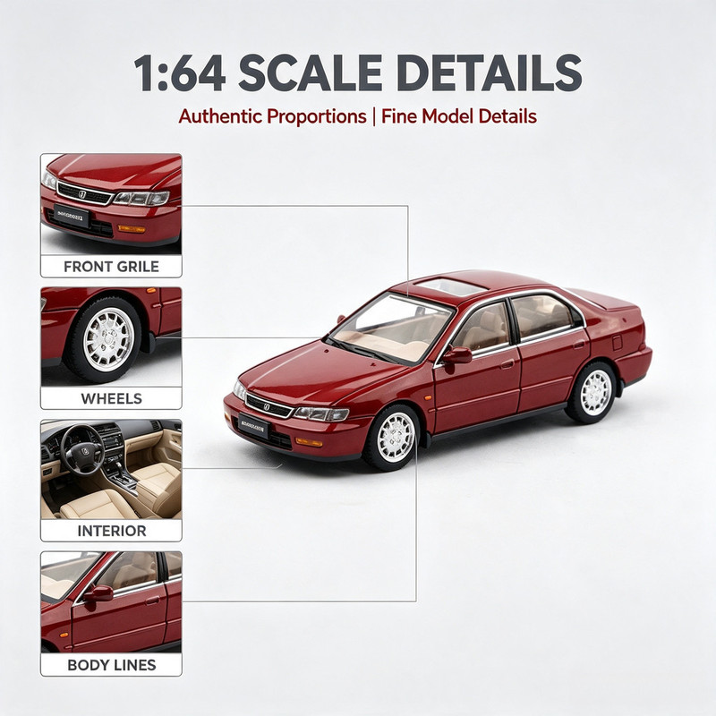 Xcartoys 1/64 Honda Accord Gen - Die Cast Car 1 64 recension och pris