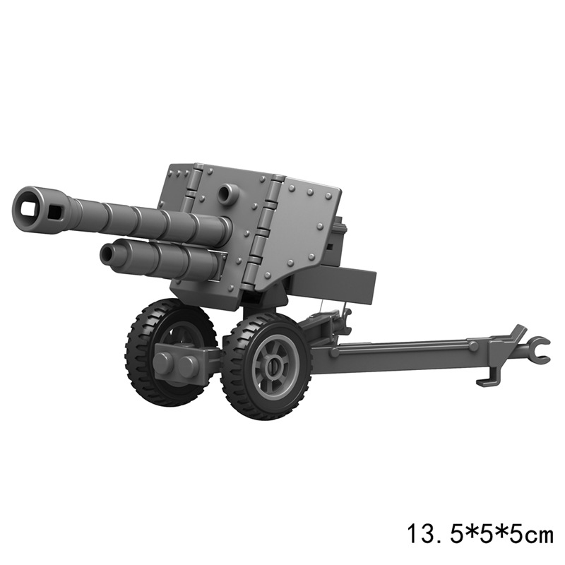 MOC WW2 Military Gun Cannon Bu - Lego Minifigure Holder recension och pris