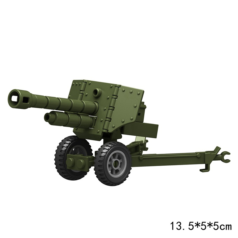 MOC WW2 Military Gun Cannon Bu - Lego Minifigure Holder recension och pris