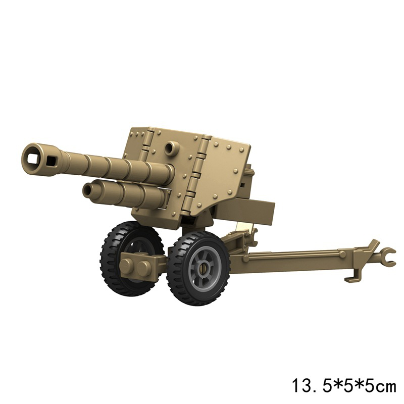 MOC WW2 Military Gun Cannon Bu - Lego Minifigure Holder recension och pris