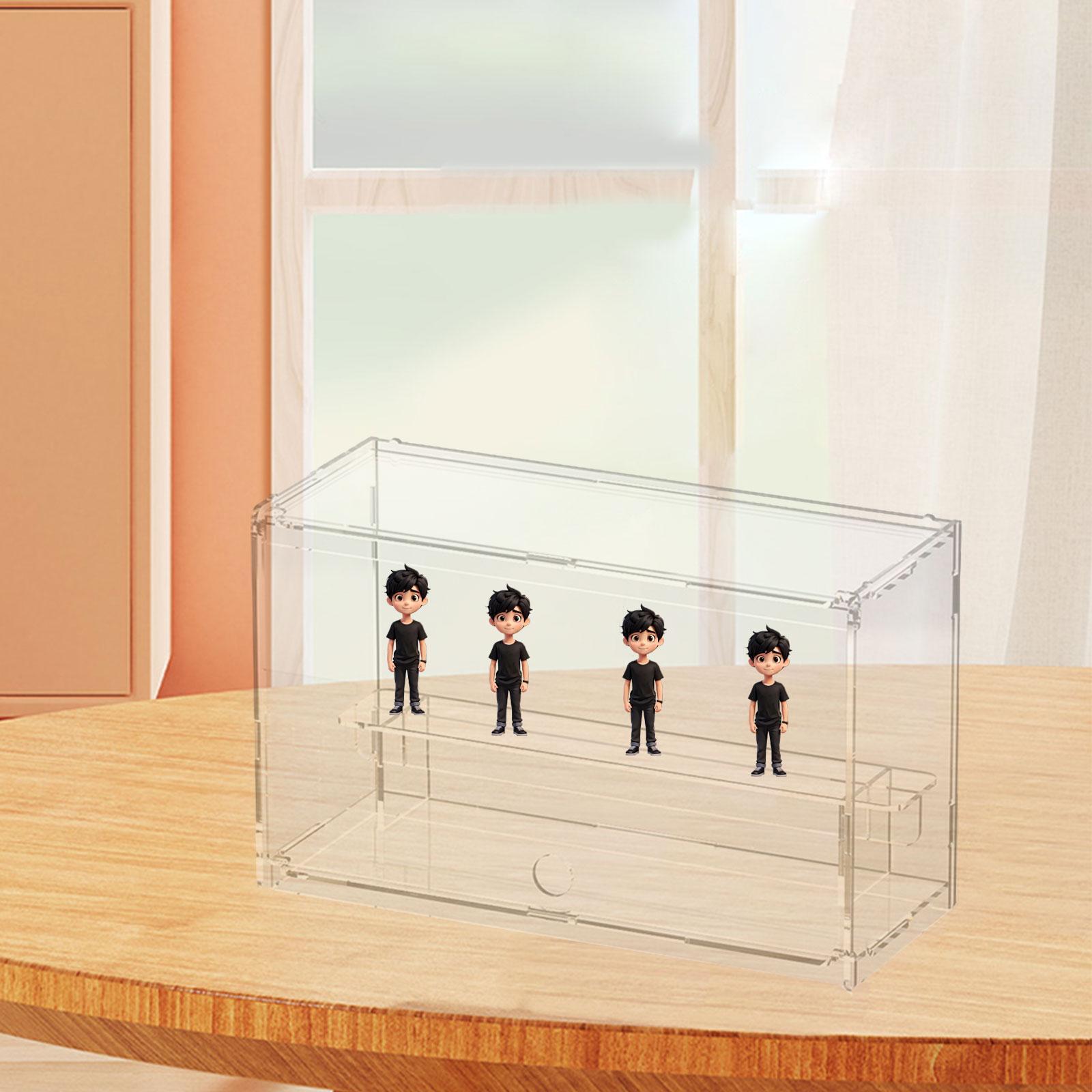 Clear Display Case Model Displ - Action Figure Stand recension och pris